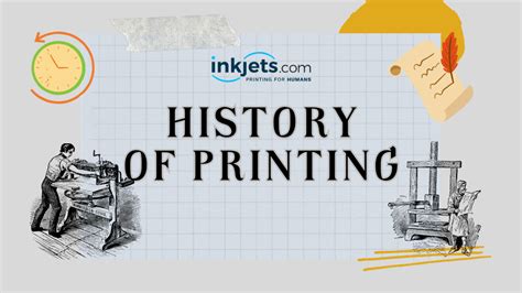History of printing .